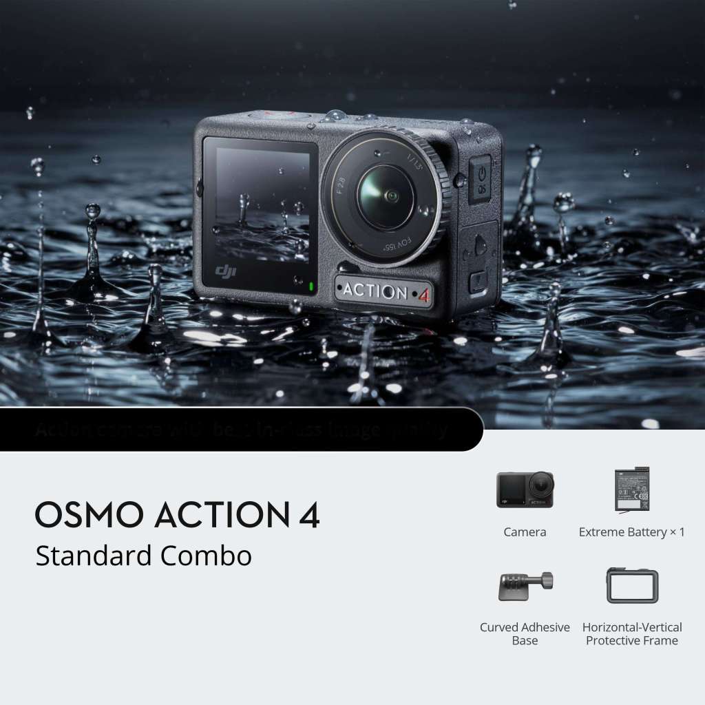 DJI Osmo Action 4 Standard Combo – přehled produktu a funkcí