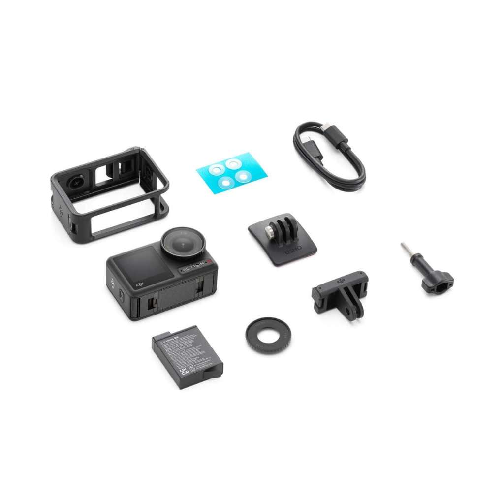 DJI Osmo Action 4 Standard Combo – kompletní obsah balení
