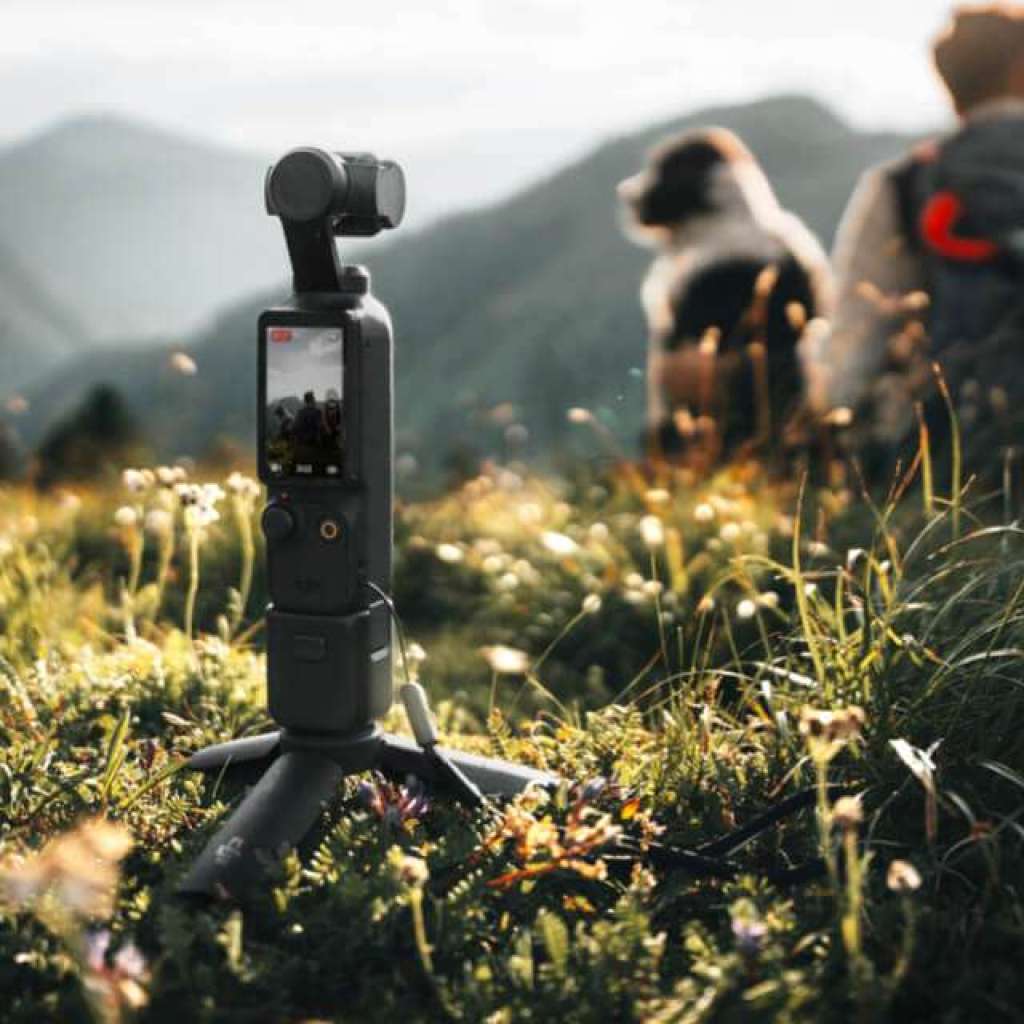DJI Osmo Pocket 3 při natáčení v přírodě