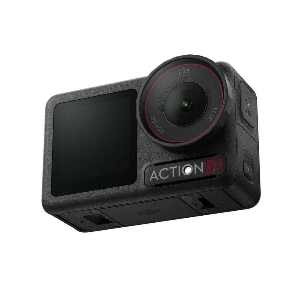 DJI Osmo Action 5 Pro – šikmý pohled zepředu