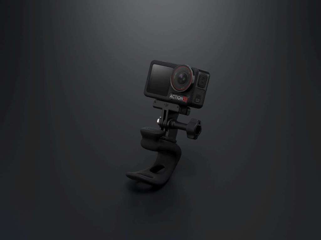 DJI Osmo Flexible Mount při použití s akční kamerou