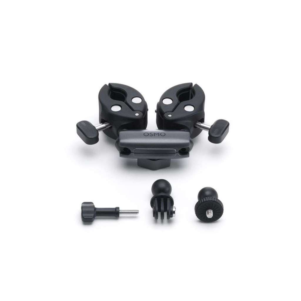 Kompletní obsah balení DJI Osmo Dual Heavy-Duty Clamp