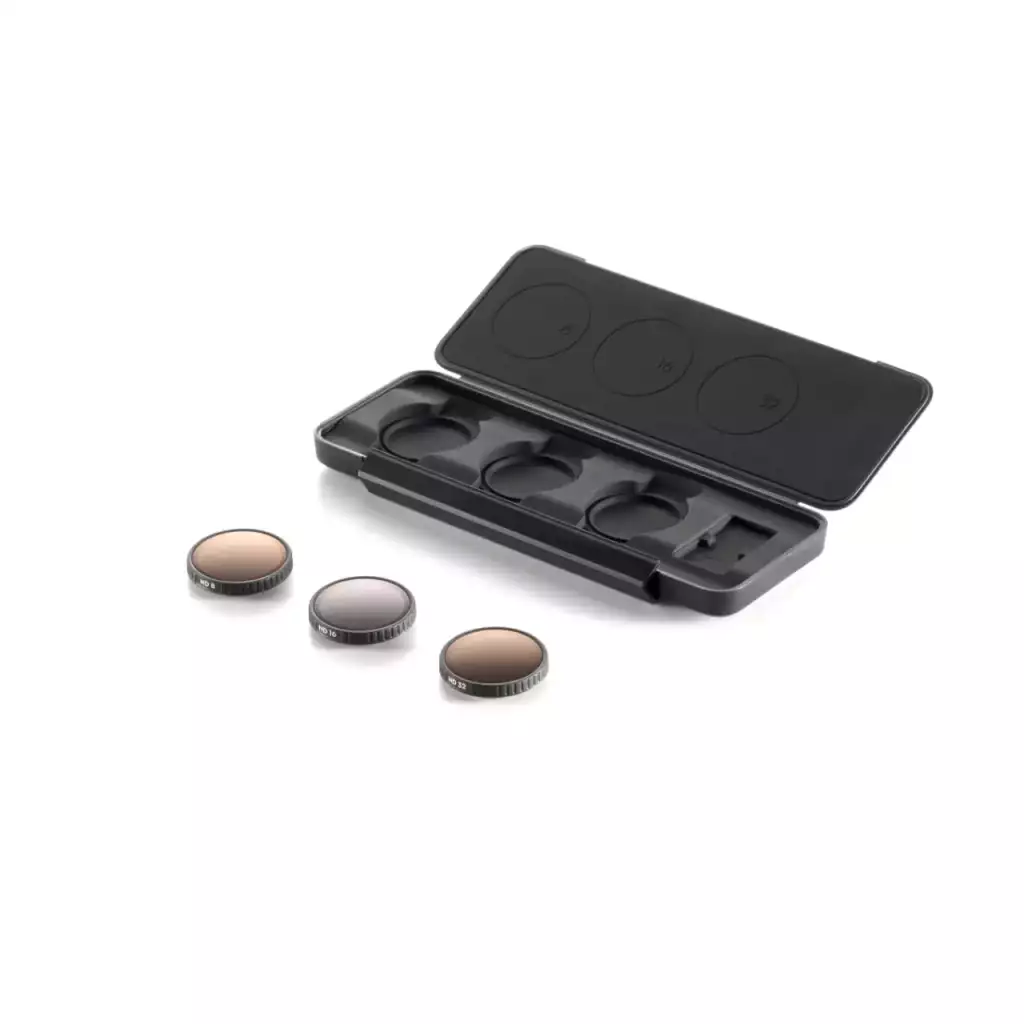 Otevrene pouzdro DJI Osmo Nano ND Filter Set a vyjmute filtry
