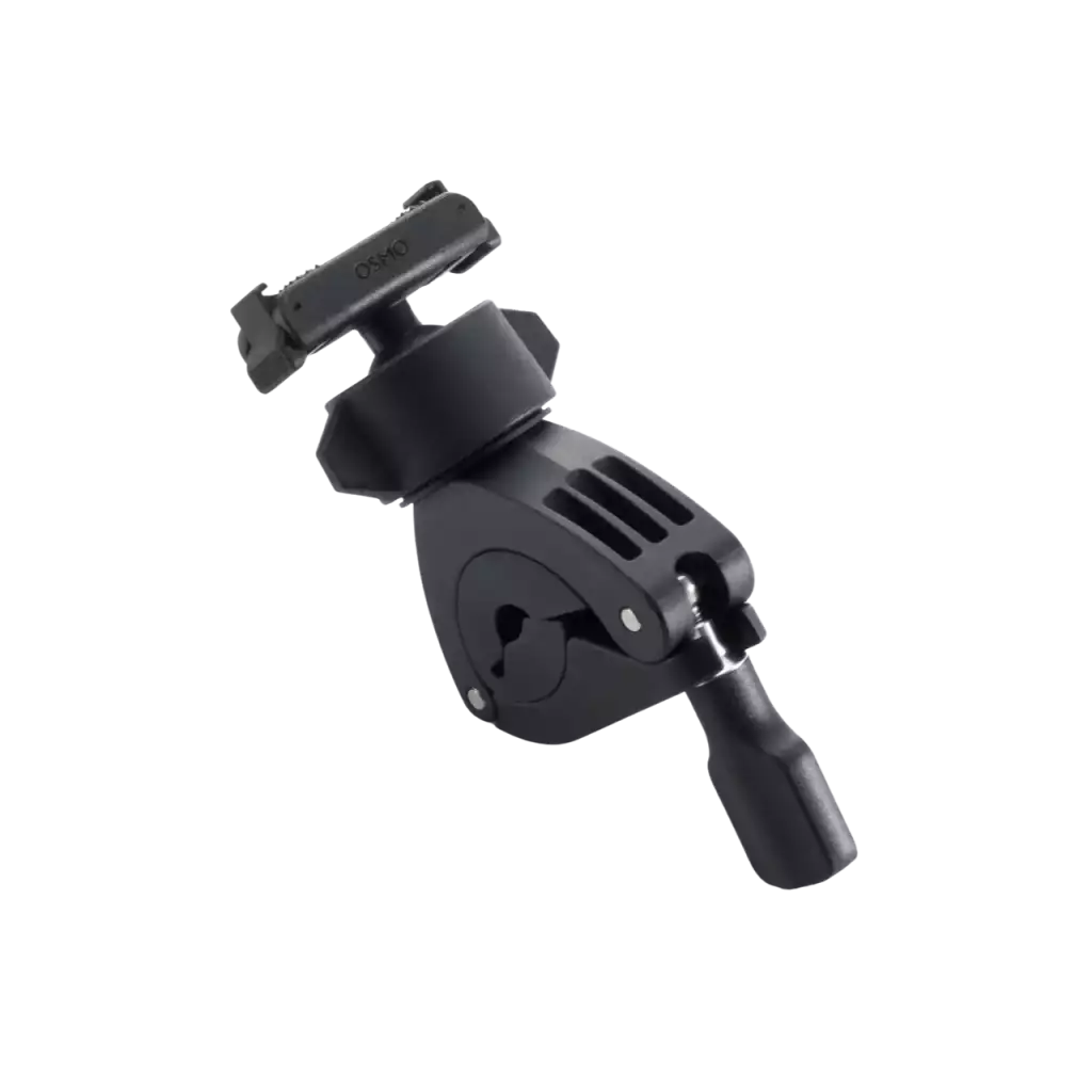 DJI Osmo Action Dual-Direction Mini Handlebar Mount – šikmý pohled na rychloupínací rozhraní