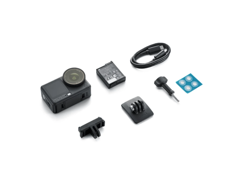 DJI Osmo Action 6 Standard Combo – kompletní obsah balení