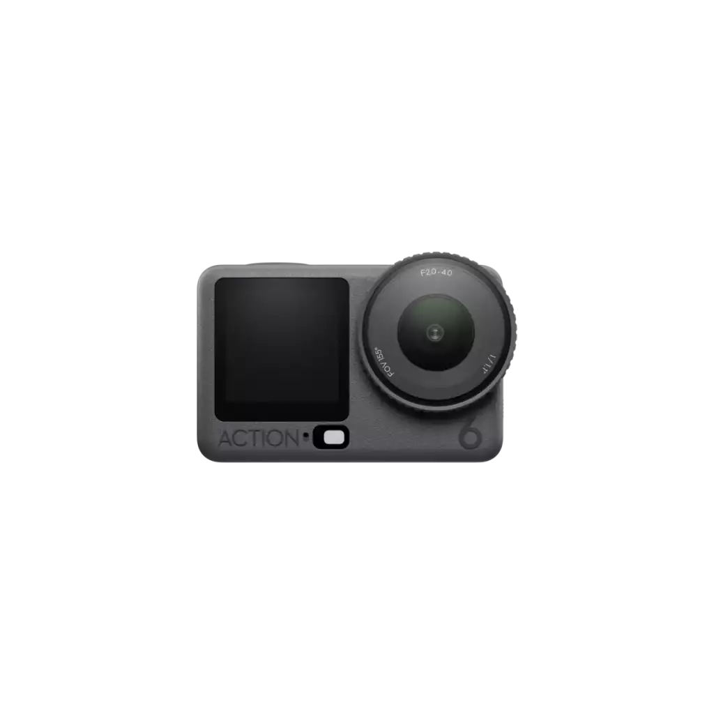 DJI Osmo Action 6 – přední pohled na kameru