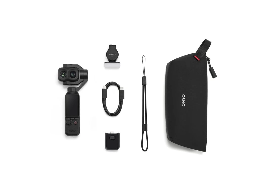 DJI Osmo Pocket 4P Standard Combo – kompletní obsah balení