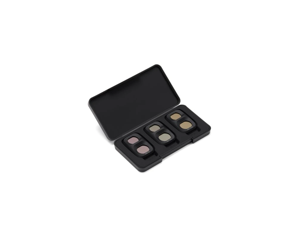 DJI Osmo Pocket 4P Magnetic ND Filter Set – otevřené pouzdro s filtry